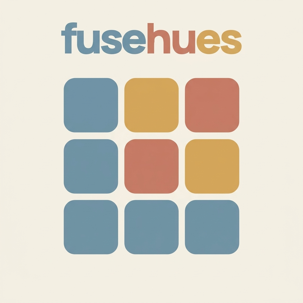 FuseHues color puzzle grid